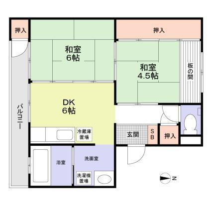 京都ハウスの間取り