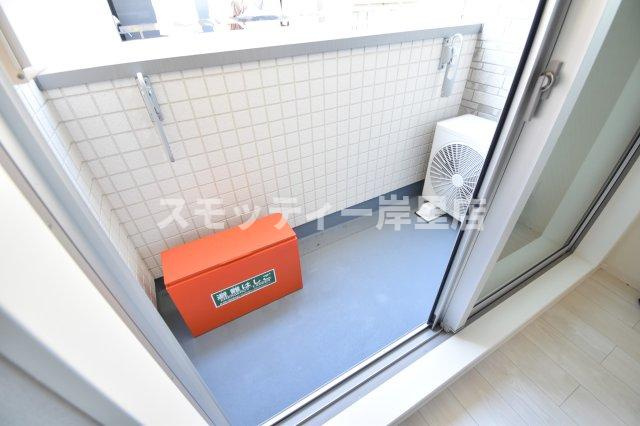 ハーモニーテラス北加賀屋のバルコニー