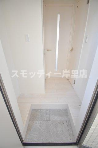ハーモニーテラス北加賀屋の玄関