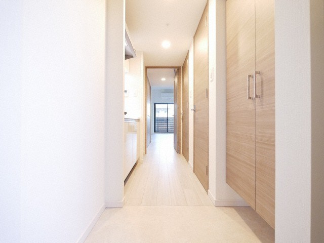 大阪市淀川区新高３丁目の賃貸マンションの玄関