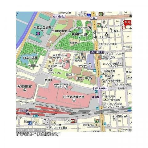 ラグジュアリーアパートメント両国の地図