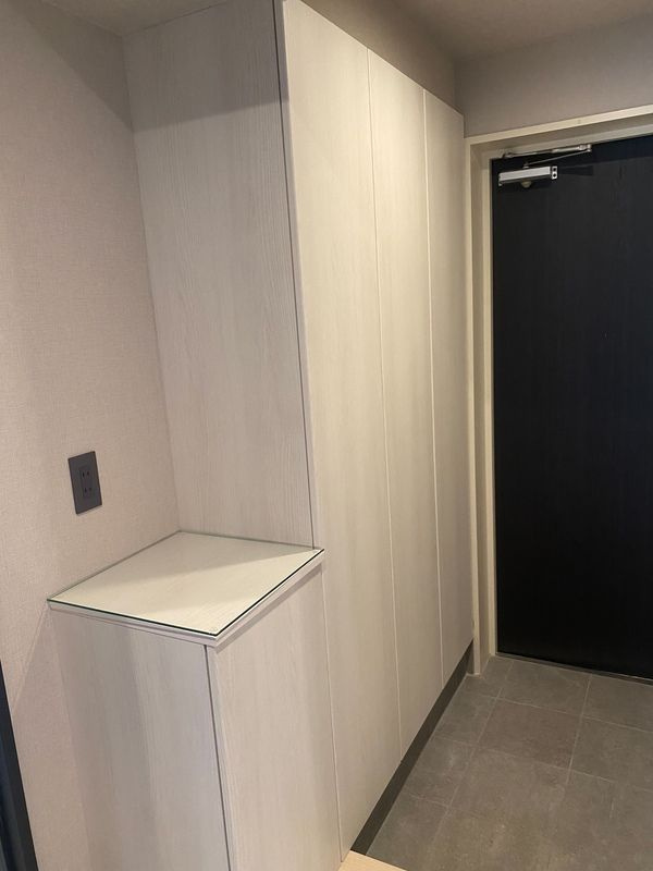 高輪ハイツの玄関