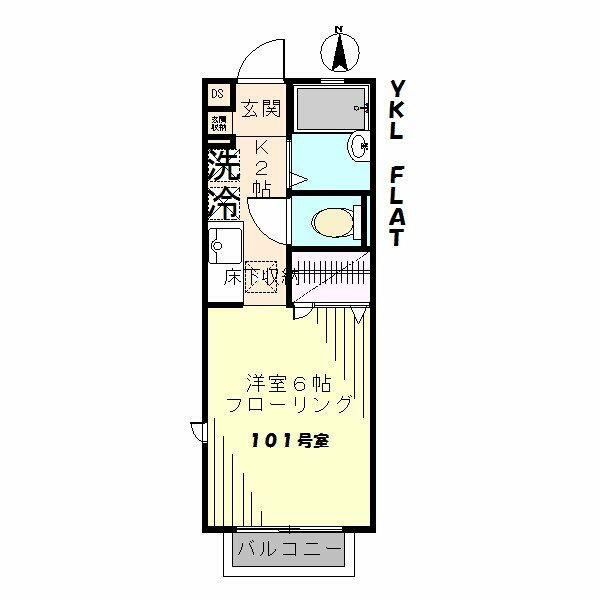 ＹＫＬ　ＦＬＡＴの間取り
