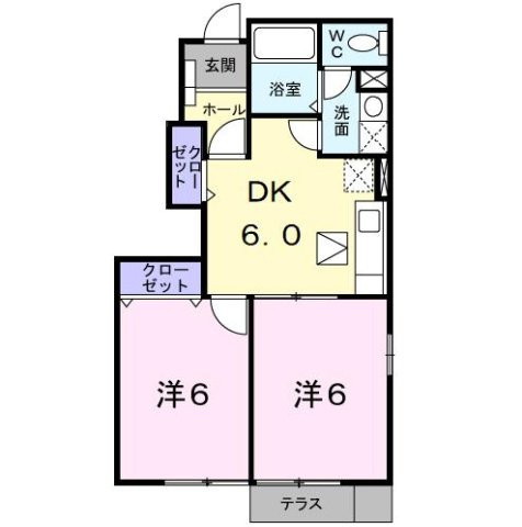レガート　Ｍ　　刈谷市近郊の賃貸はクラスホーム刈谷店の間取り