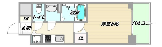 大阪市淀川区木川西１丁目の賃貸マンションの間取り