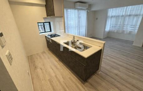 新宿区大京町の賃貸マンションのキッチン