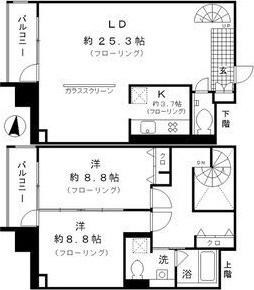 レジディア東桜Ⅱの間取り