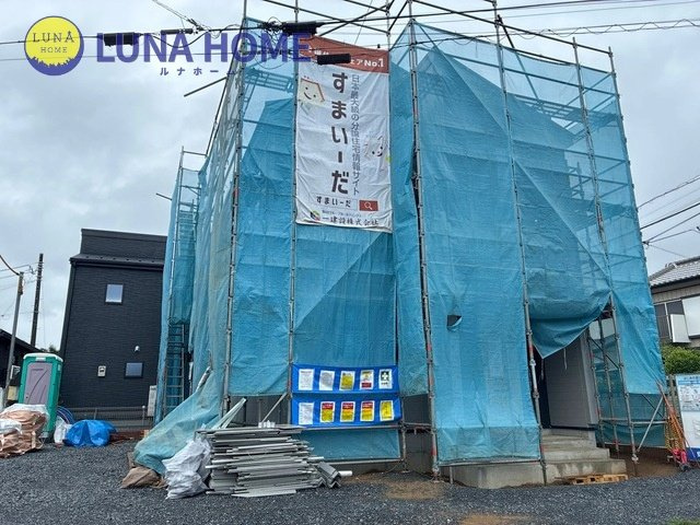 第1石岡市石岡　新築戸建の前面道路含む現地写真