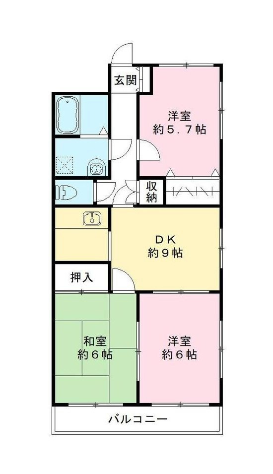 イーストリッチの間取り