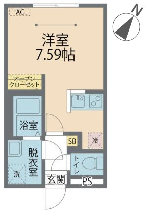 【間取り】 | カインドネス小田急相模原8