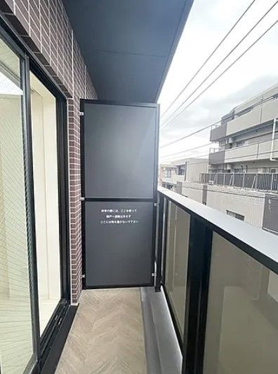 ブライズ調布飛田給のバルコニー