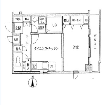 メゾンドヴィレ浅草橋の間取り