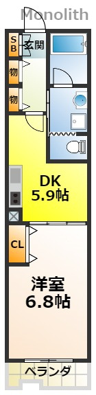 ELLEGRANDE OZUの間取り