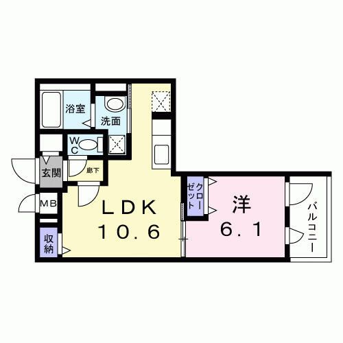 クラルテ目白の間取り