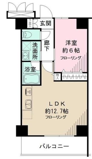 ニューハイム上板橋の間取り|間取りです。