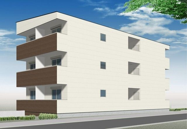 ジーメゾン柏松葉町キーファの外観パース