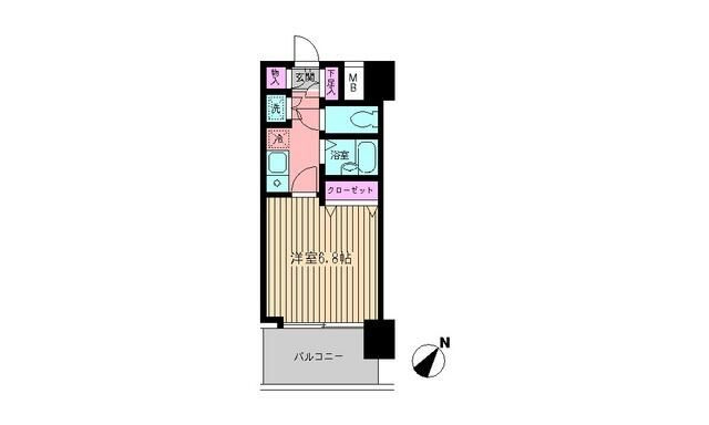 ビイルーム新宿の間取り
