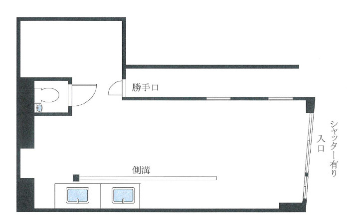 豊中市上野東３丁目の店舗事務所の間取り