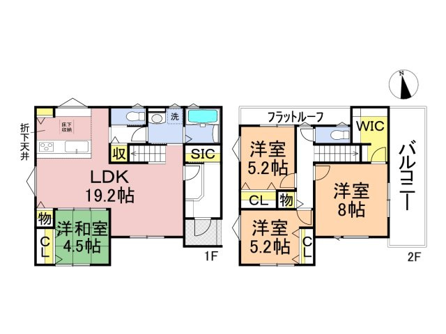 タマタウン　関市東本郷Ⅱ　全4区画分譲の間取り|■7号棟　■ヤマダ不動産　株式会社リライフ　
■夢のマイホーム購入をフルサポートします！