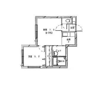 札幌市東区本町二条１丁目の賃貸マンションの間取り