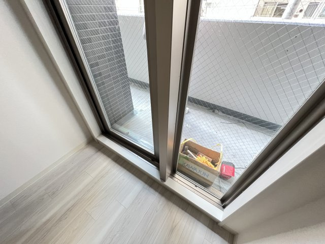 プレサンス大国町アドロッソのバルコニー