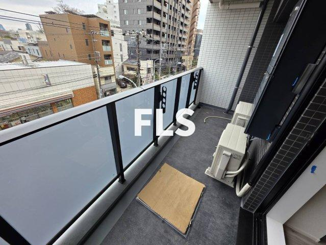 文京区千石４丁目の賃貸マンションのバルコニー