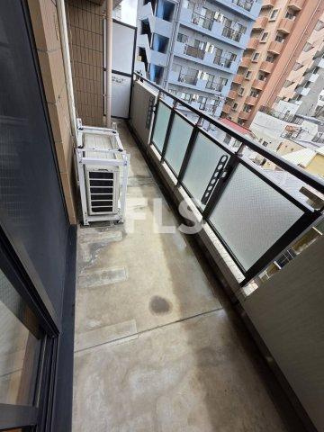 文京区本駒込４丁目の賃貸マンションのバルコニー