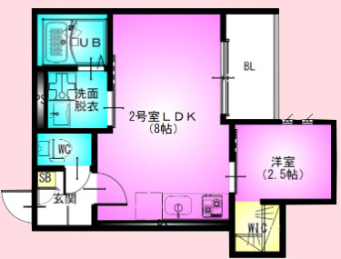 REGALEST 大宮の間取り