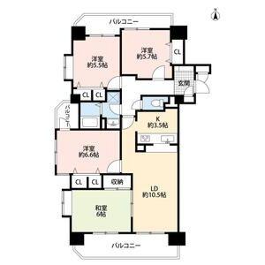 【間取り】 | エスポアクレメント光が丘弐番館