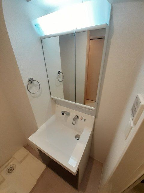 プラシードの洗面所