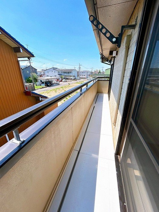 リフォーム　中古戸建　丹羽郡扶桑町柏森　平成7年築のバルコニー