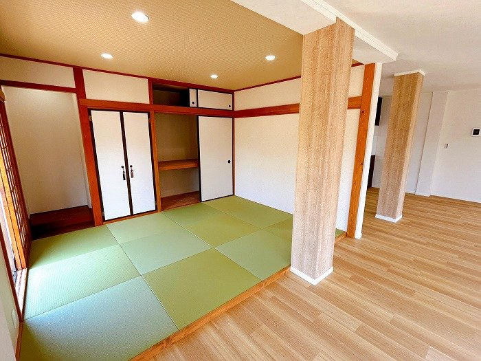 リフォーム　中古戸建　丹羽郡扶桑町柏森　平成7年築の和室|畳コーナー