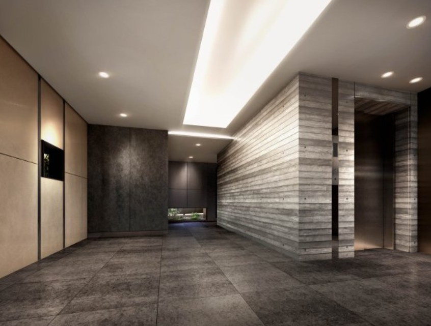 文京区本郷３丁目の賃貸マンションのロビー