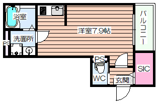 【間取り】 | ハーモニーテラス歌島Ⅳ