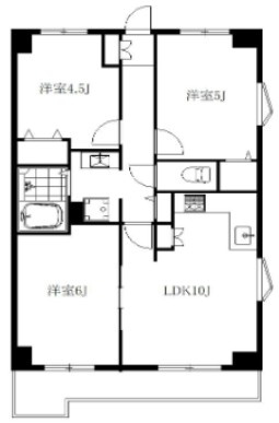 モンシャトー松戸の間取り