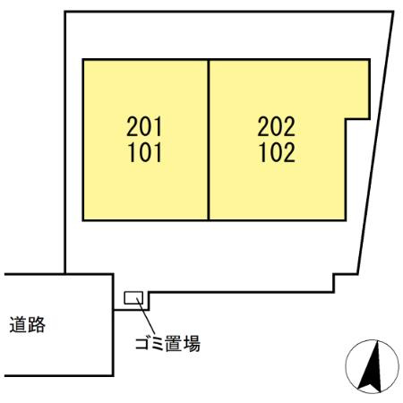 セレスティア上石神井　A棟の区画図