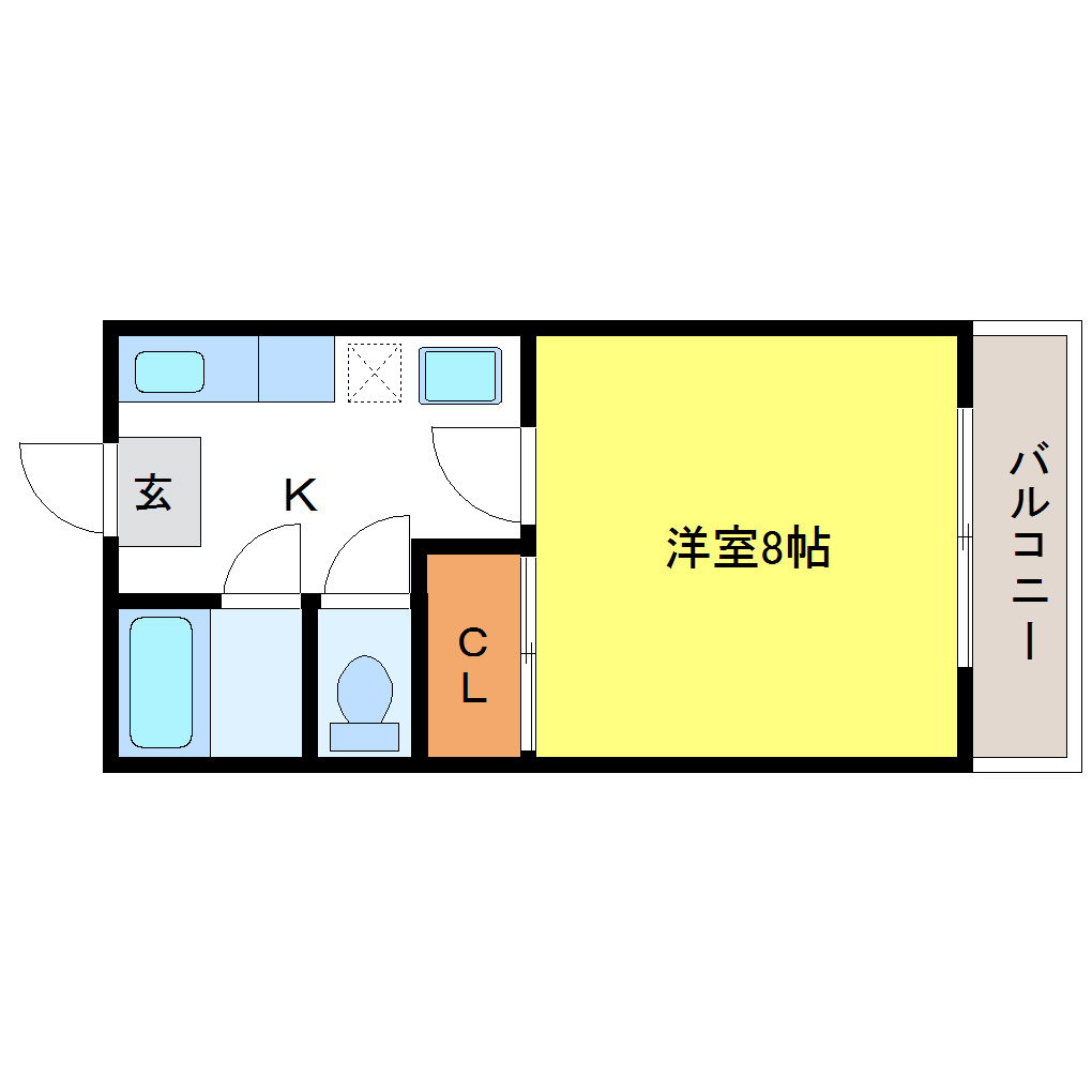 パインズフラットの間取り