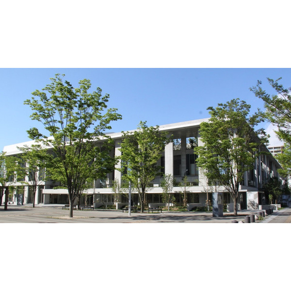 福岡市東区水谷１丁目のハイツの庭