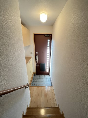 シャーメゾン大山B棟のバルコニー