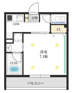 ステディ八戸の里の間取り