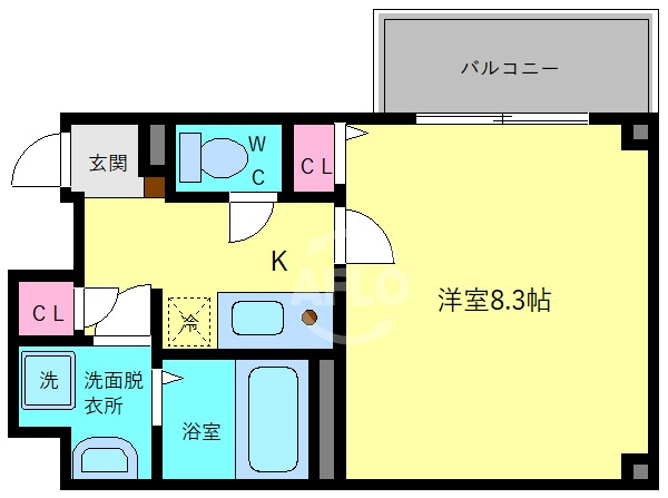 UresidenceUESHIOの間取り|UresidenceUESHIO　間取り