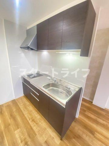 大阪市東淀川区下新庄２丁目の賃貸マンションのキッチン