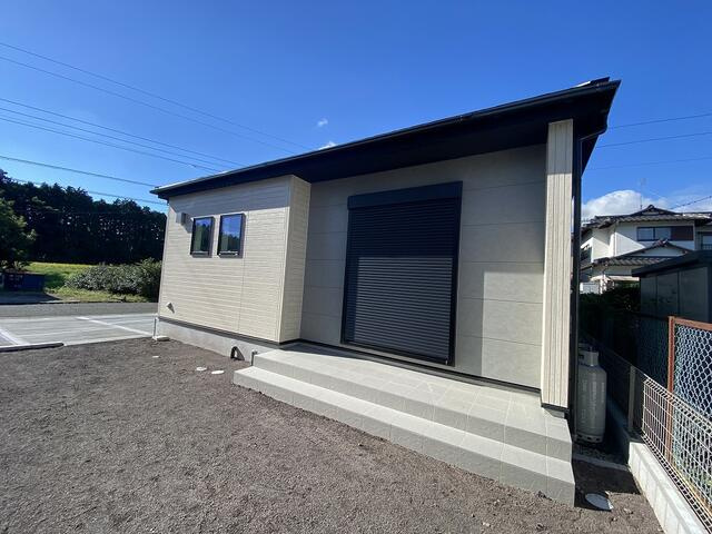 御殿場市竈の新築一戸建の外観|建物外観（９／１８撮影）