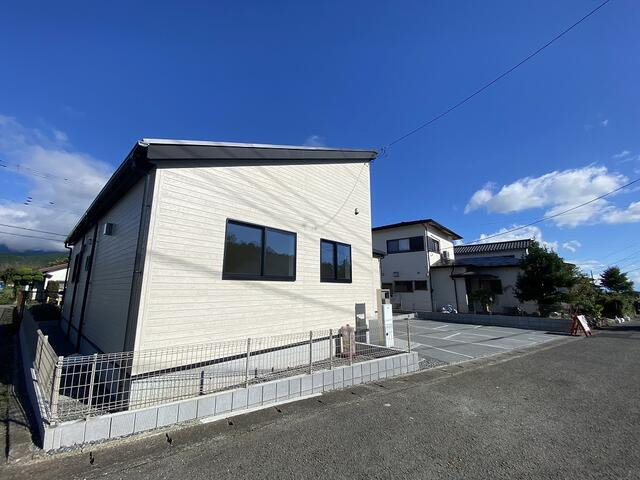 御殿場市竈の新築一戸建の外観|建物外観（９／１８撮影）