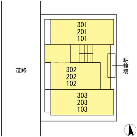 D-roomハウス秋葉原の区画図