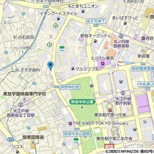 レジデンス西新宿スクエアの地図