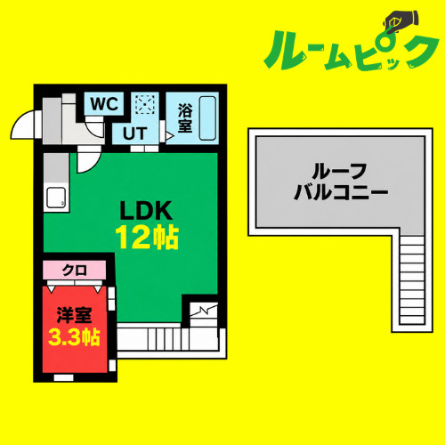 Grandtic中村区役所　名古屋市賃貸　仲介手数料無料の間取り