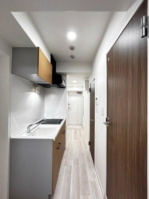 ライオンズマンション大山金井町のキッチン|コンパクトなキッチンで掃除もラクラク