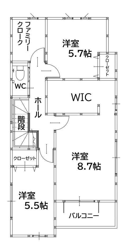 北九州市八幡西区日吉台2丁目4期2号棟の間取り