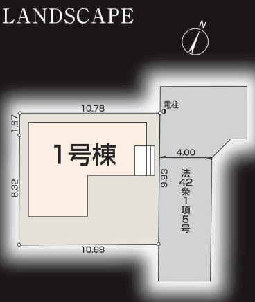 川越・今福第五　新築戸建　リーブルガーデンの区画図